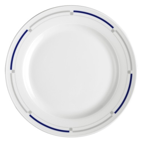 Seltmann Teller flach 25 cm Fahne, Form: Imperial, Dekor: 21101 Nova.