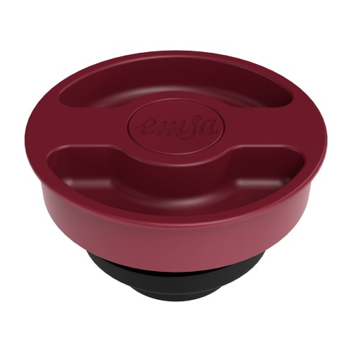 EMSA MOTIVA Isolierkanne [1 L, Nordic Look, Ergonomischer Schraubdeckel, Quick-Press-Verschluss mit einer Hand, 12 Stunden