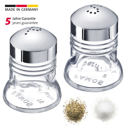 Westmark Set Salz- und Pfefferstreuer »Paris-Chrome«, 2tlg