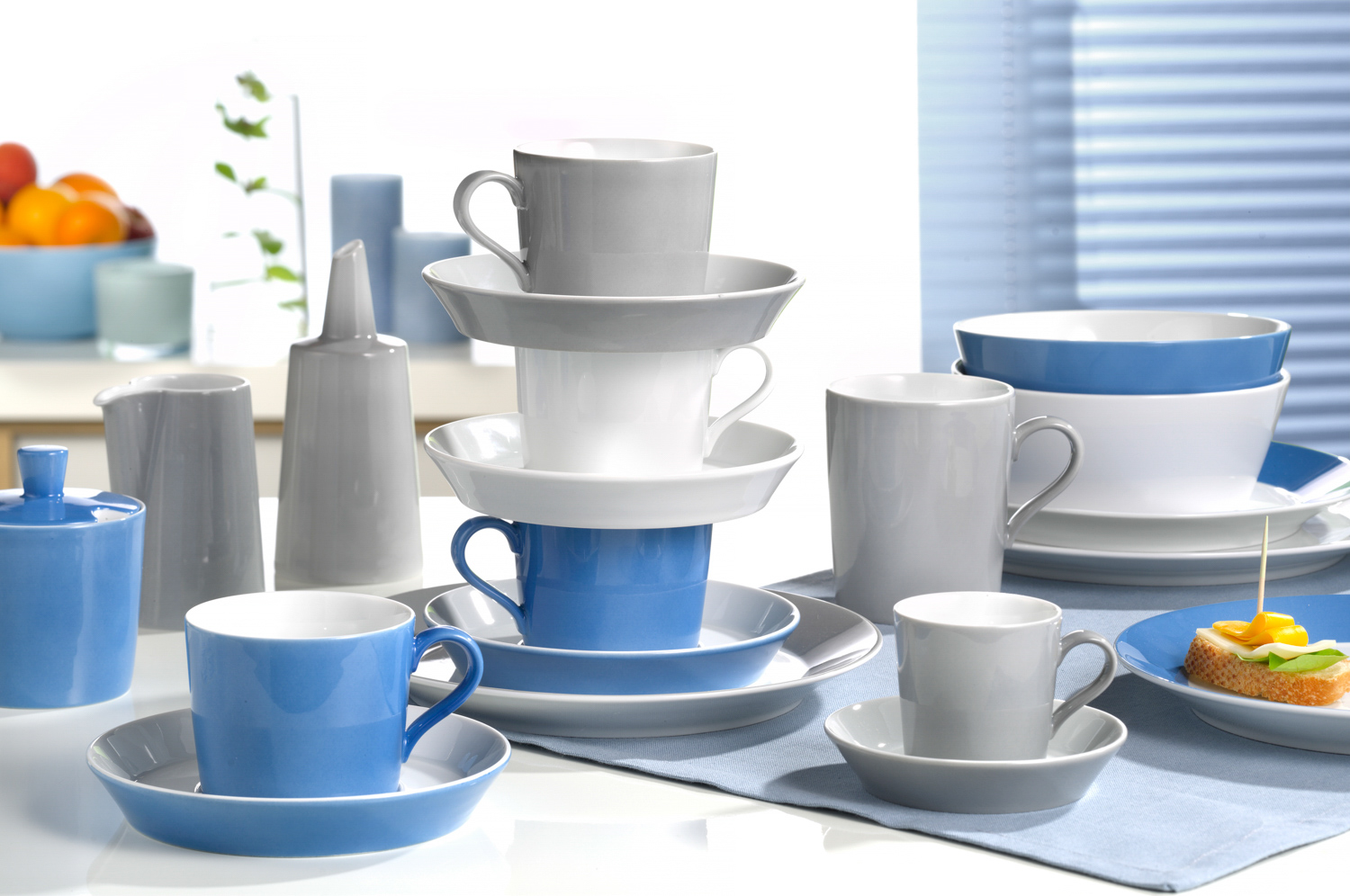 Tee-Obertasse 0,22 l Form Tric - uni weiss