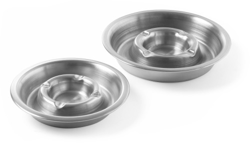 HENDI Aschenbecher mit Rinne - Ø160x(H)30 mm