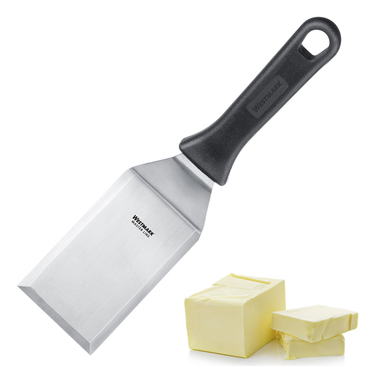 Fettabstecher/Bratenspatel »Master Line«, 11,5 x 7 cm, gewinkelt, starr