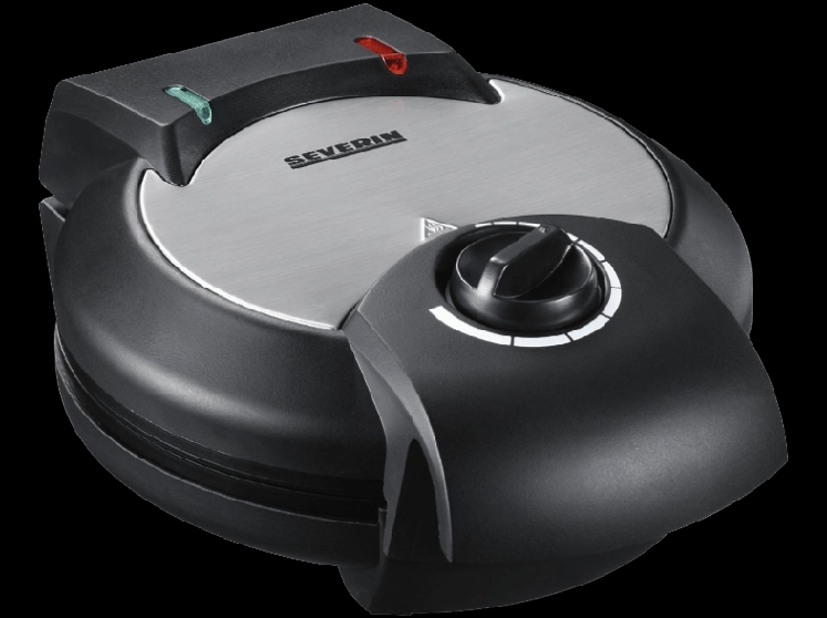 SEVERIN Waffelautomat WA 2103, Edelstahl gebürstet/ schwarz, Leistung: 1.300 Watt