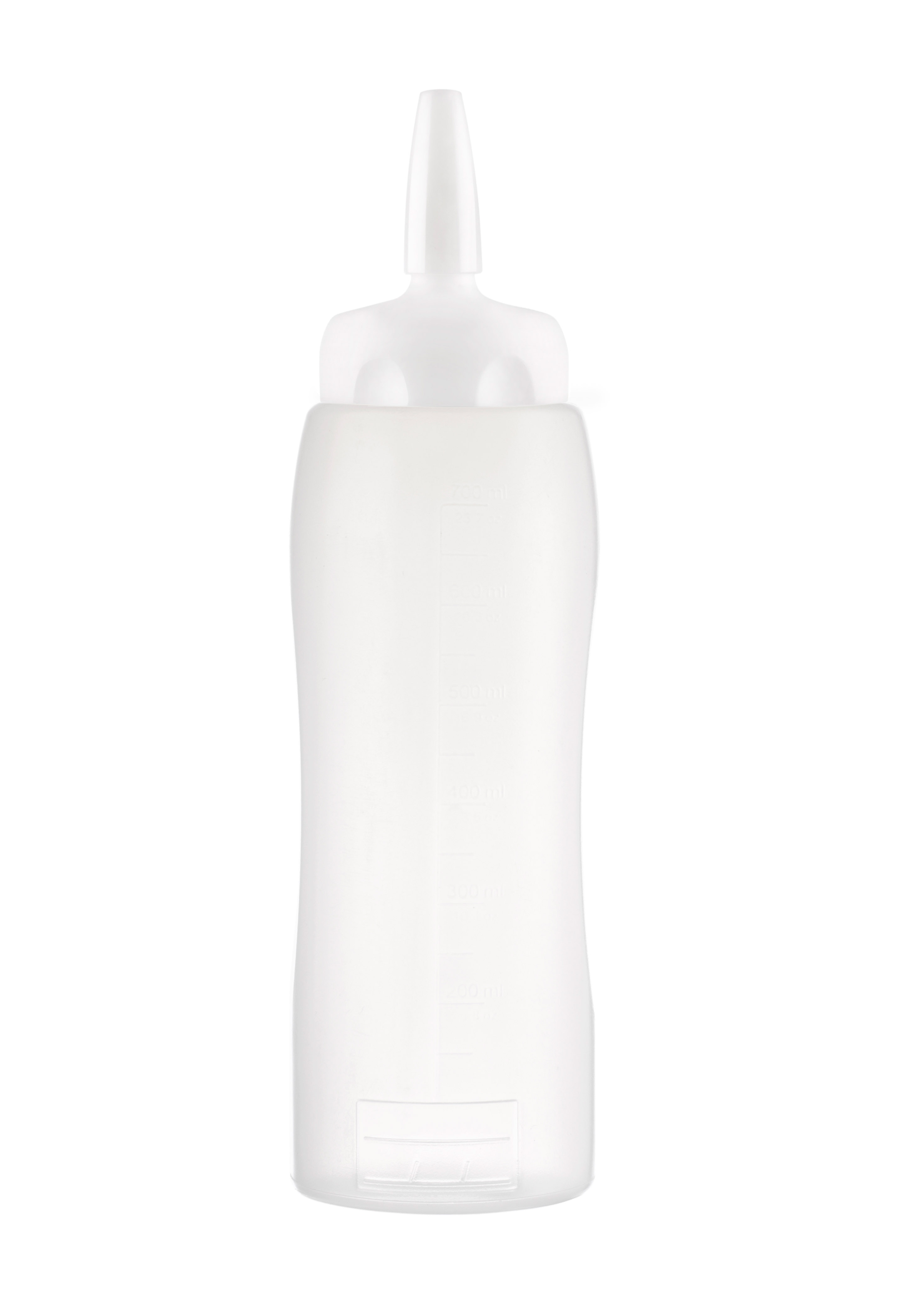 ARAVEN Dosierflasche mit 750ml Füllvermögen, flexibel einsetzbar, weiß