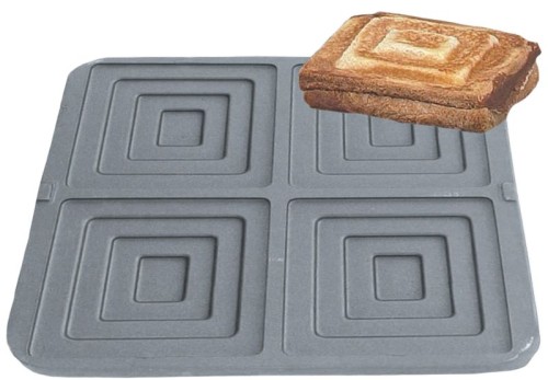 NEUMÄRKER Sandwich Backplattensatz für Backsystem antihaftbeschichtetes Aluminium