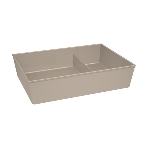 Ornamin Edgy Egon mit Steg, 950ml leinen