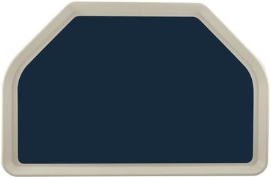 Roltex Polyestertablett in GN Trapezform, perlweiß - dunkelblau