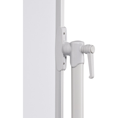 Franken Schreibtafel Metall lackiert hellgrau