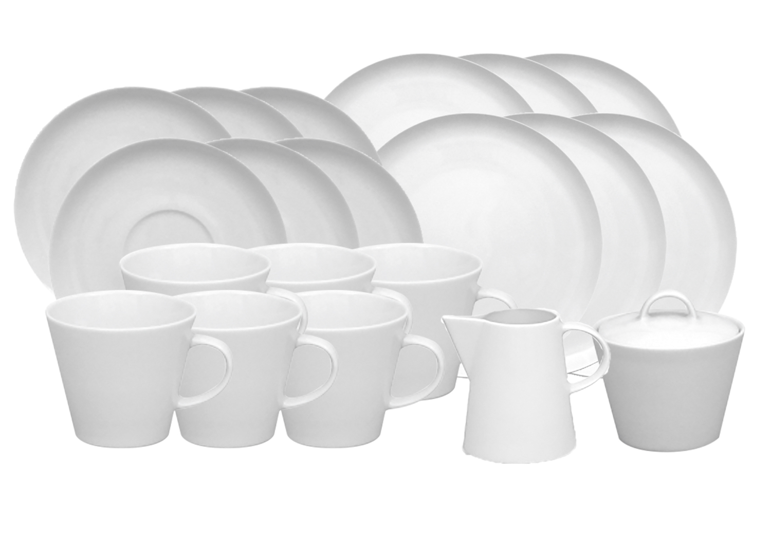20-tlg. Kaffeeservice SOLEA, Farbe: weiß, SPARSET.