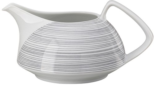 TAC Gropius Stripes 2.0 von Rosenthal, Milchkännchen für 6 Personen, aus Porzellan, spülmaschinengeeignet