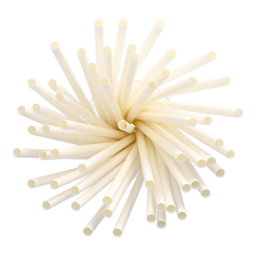 135 Shake-Halme, Papier "pure" Ø 8 mm · 25 cm weiss von PAPSTAR