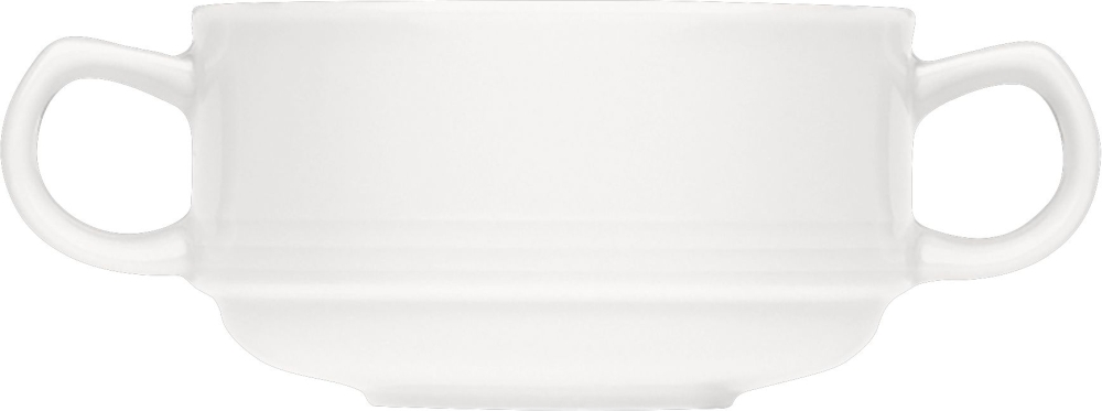 Suppenobertasse 0,28 l, stapelbar Bauscher Dialog - uni weiß