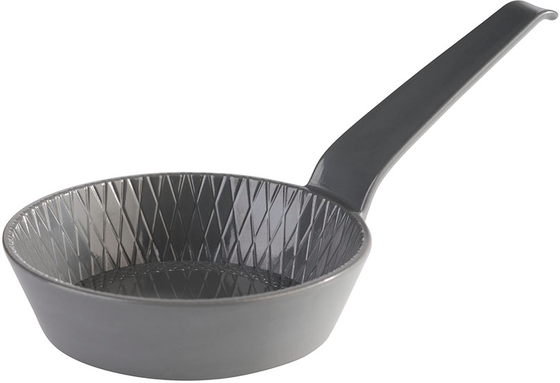 Schale -MINI- Ø 8,5 cm, H: 2,5 cm Melamin, anthrazit, 0,07 Liter Griff: 8 cm spülmaschinengeeignet stapelbar nicht