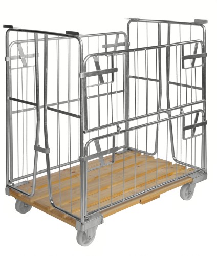 Tablettwagen für 14 Tabletts - Maße: 72 x 43 x 109,5 cm - Gewicht: 22 kg - Belastungsgewicht: 150 kg