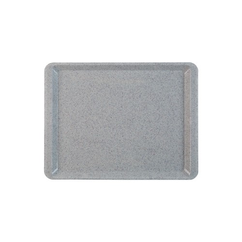 ETHERNASOLID® Fiberglastablett 4/5 Gastronorm Standard, Typ SMART, 42,5 × 32,5 cm, Granit-Melange