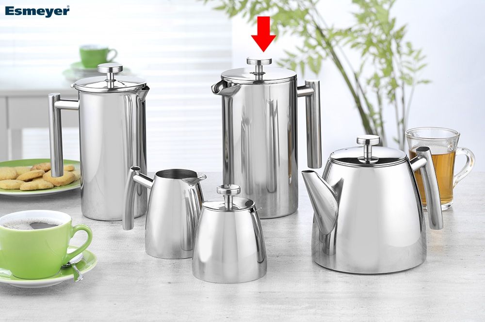 Kaffeebereiter OXFORD, von caterado, Edelstahl