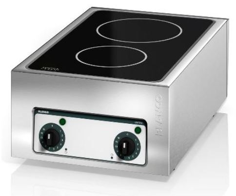 BLANCO COOK Ceran-Kochfeld, mit zwei getrennt voneinander regelbaren runden Kochzonen, Kontrollleuchten zur Anzeige des