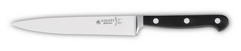 Kochmesser schmal 15 cm, POM, schwarz Giesser