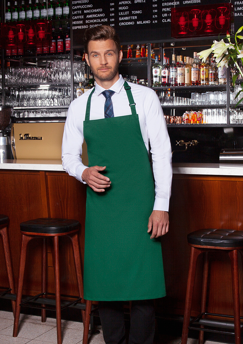 Latzschürze Basic mit Schnalle - Maße: 75 x 90 cm (Breite x Länge)