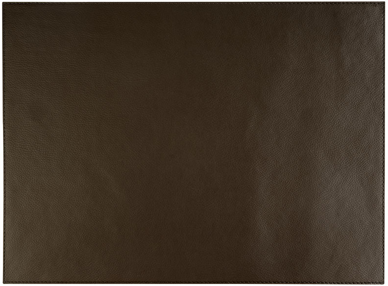 Tischset -KUNSTLEDER- 45 x 32,5 cm Kunstleder Farbe: braun wasserfest Farbe: Braun