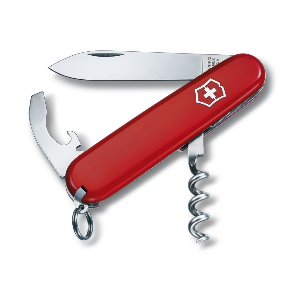 Victorinox Offiziersmesser Waiter rot,mit gross Blister