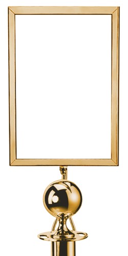 Schilderhalter PERSONENLEITSYSTEM SERIE CLASSIC. Schilderhalter DIN A4 für Kugel.