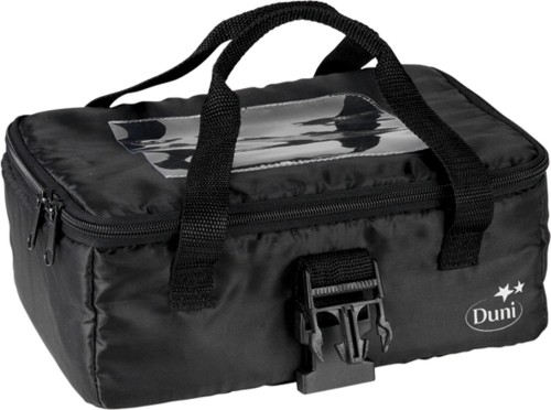 Duni Thermotasche, 2x1/4 GN-Schale 290 x 200 x 100 mm Schwarz, 5 Stk/Krt (5 x 1 Stk)