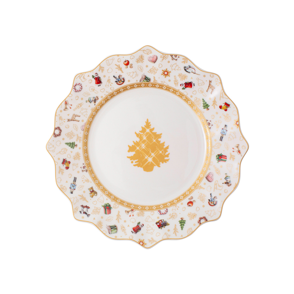 Villeroy und Boch Frühstücksteller, Jubiläumsedition - Maße: 24 x 24 x 3 cm / Inh.: 240 L / Ser.: Toy's Delight
