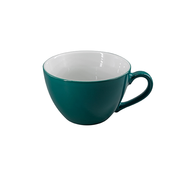 Obertasse 0,32 l - Form: Table Selection - Dekor, 79933 türkisgrün - aus Porzellan. Hersteller:, Eschenbach. "Made in Germany".