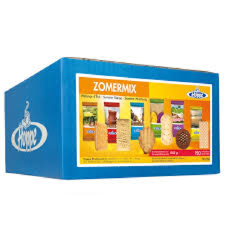 Hoppe Gebäckmischung SOMMER-MISCHUNG Inhalt: 150 Stck. à 7 g je Karton Jeder Keks einzeln hygienisch verpackt