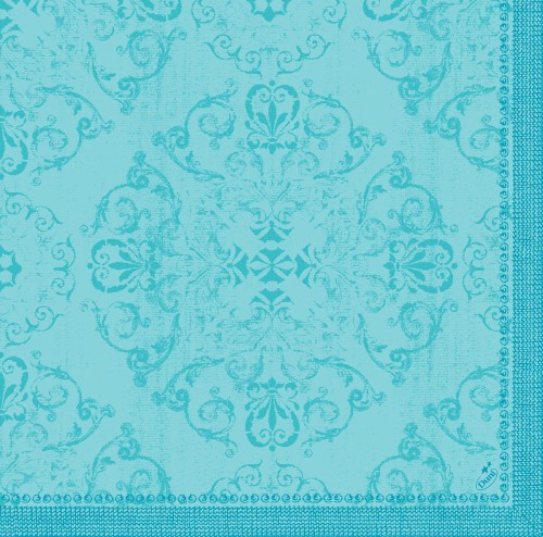 Duni Dunilin®-Serviette 40 x 40 cm Opulent Mint Blue, 540 Stk/Krt (12 x 45 Stk)