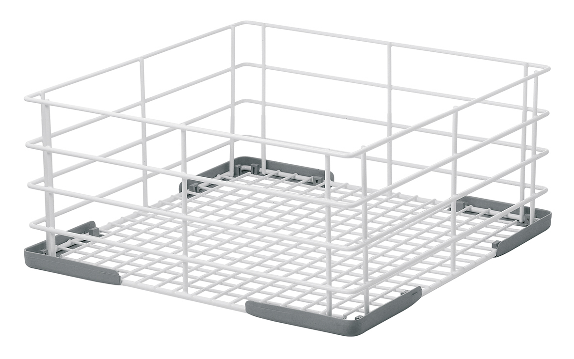 Bartscher Gläserkorb 350x350x170 | Innenhöhe: 143mm | Maße: 35 x 35 x 17,0 cm. Gewicht: 1,5 kg