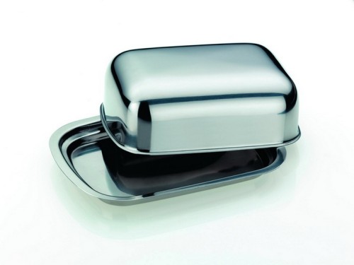 Kela Butterdose Vision Edelstahl 18/10 15,5x11x5cm
