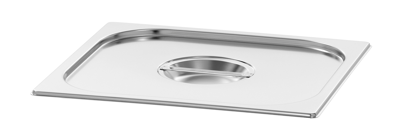 Bartscher Deckel 2/3 GN, Basic Line |Silikondichtung: Nein | Maße: 35,4 x 32,5 x 2,5cm. Gewicht: 0,3 kg