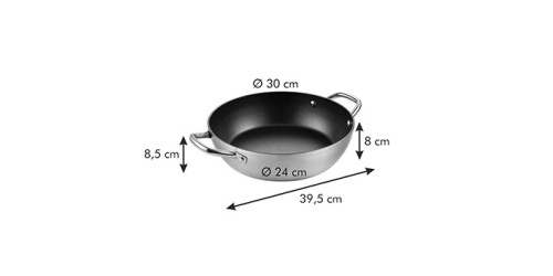 Tiefe Bratpfanne GrandCHEF ø 30 cm, 2 Griffe