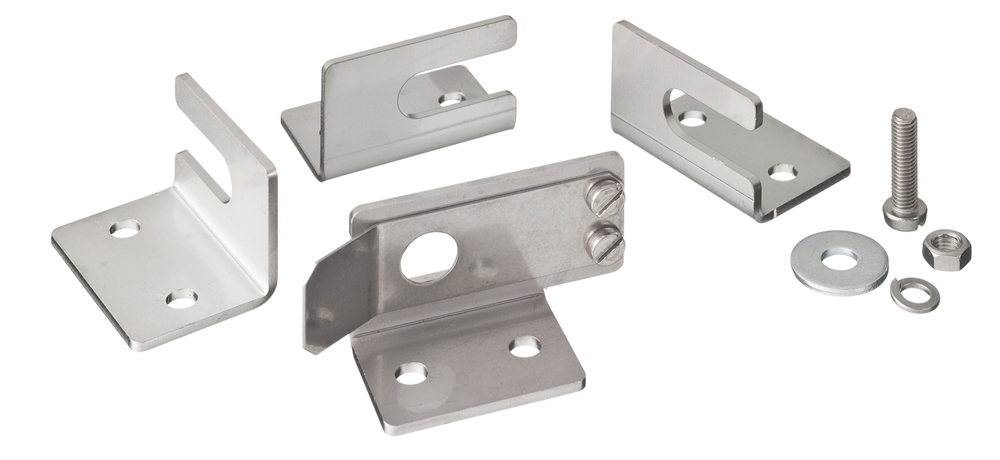 Fixiersatz zum Fixieren eines Vorrats- behälters auf Servierwagen oder Bodenplatte, für die B(HW)-Serie,