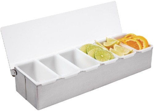 Bar Beilagenbehälter mit 6 herausnehmbaren Behältern