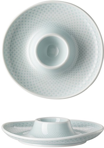 Junto Opal Green (grün) von Rosenthal, Eierbecher m. Ablage aus Porzellan