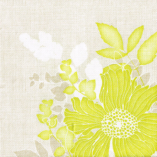 50 Servietten "ROYAL Collection" 1/4-Falz 40 cm x 40 cm grün "Annabel" von PAPSTAR