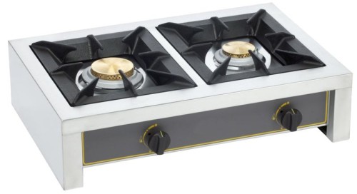 NEUMÄRKER Gaskocher GAR 12 2 Brenner 1x 7 kW + 1x 5 kW 690x510x198 mm