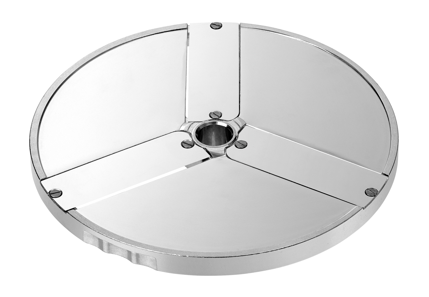 Bartscher Schneidscheibe E1a | Ausgelegt für:Scheiben | Maße: 20,4 x 20,4 x 3,5 cm. Gewicht:0,72 kg