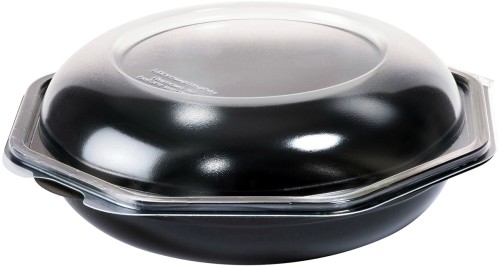 Duni Octabowl® 190 x 190 x 71 mm Schwarz ungeteilt, 290 Stk/Krt (1 x 290 Stk)