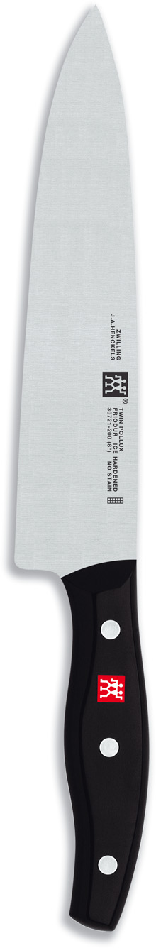 Kochmesser - 200mm Klingenlänge Zwilling - Twin Pollux Griff: genietet, Kunststoff schwarz