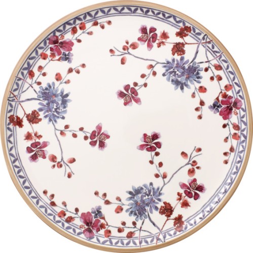 Villeroy & Boch Coupeteller flach, 32 cm Durchmesser, Serie Artesano Provençal Lavendel