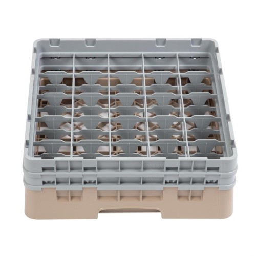 Cambro Gläserspülkorb beige mit 25 Fächern max Glashöhe 13,3cm. Dieser Gläserspülkorb bietet optimalen Schutz für Ihre