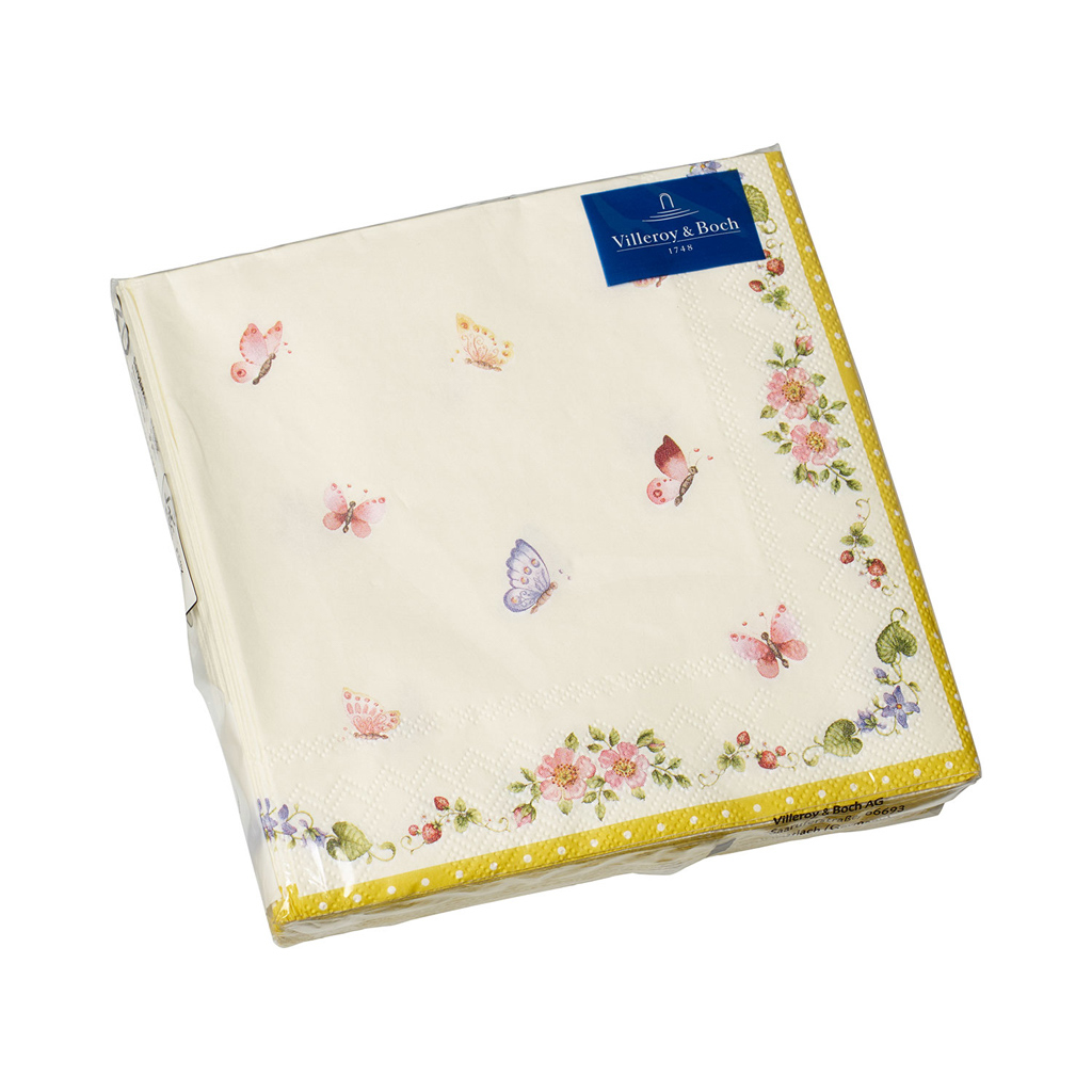 Villeroy und Boch Lunch Serviette Schmetterling - Maße: 33 x 33 cm / Ser.: Easter Accessoires