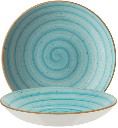 Aura Aqua Bloom Teller tief 25cm * - Bonna Premium Porcelain