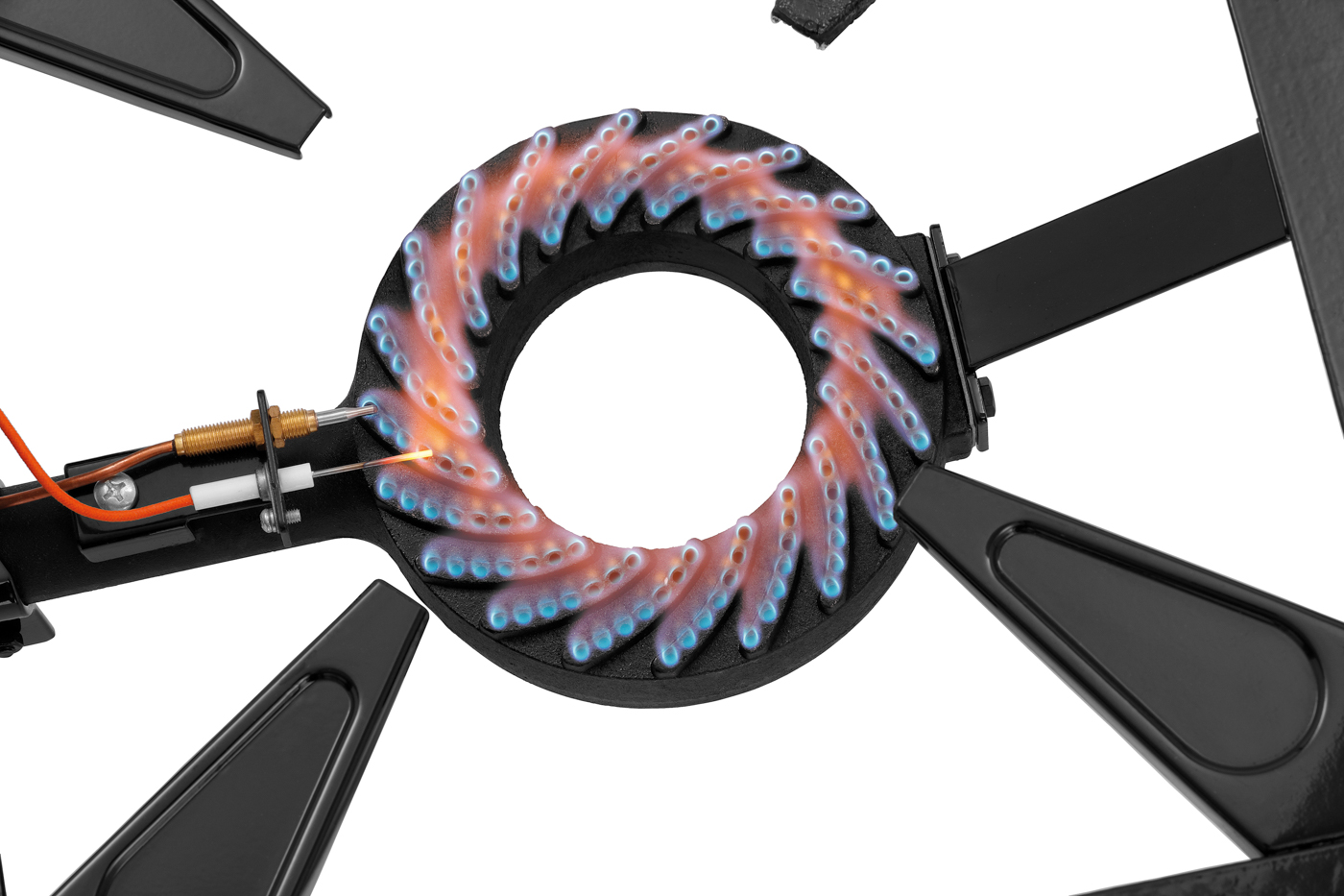 Bartscher Gaskocher 1K105 | Gasbrenner:Warzenbrenner | Maße: 41 x 54 x 18,0 cm. Gewicht:5,3 kg