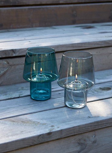 VIVA Windlicht smoke, Maße: 105 x 105 x 165 mm