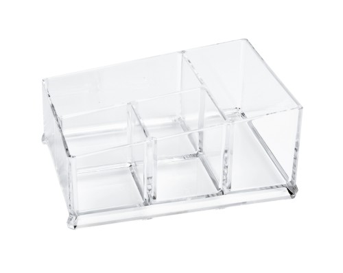 Acrylbox. Acryl. mit 4 Einteilungen. Maße: 19,5 x 14 x 8,5 LxBxH.